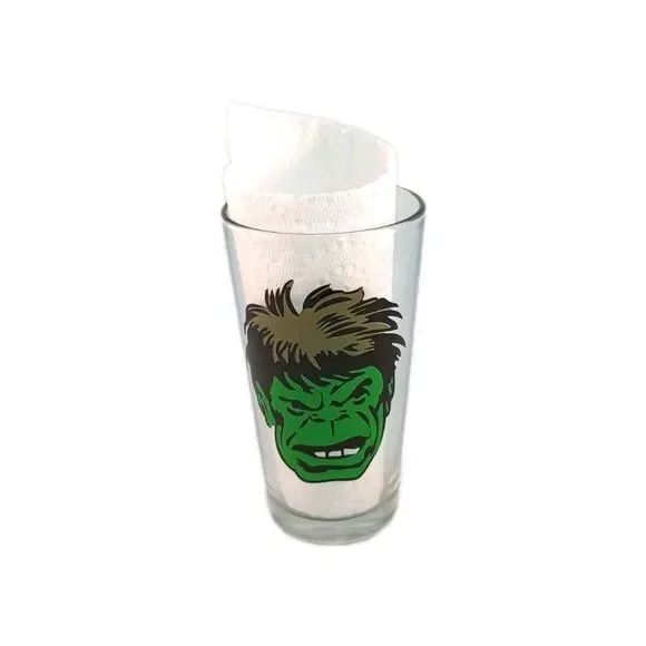 Marvel Set Of Four (4) 16oz Glasses Hulk, Iron Man, Spider Man, Ant Man - Picture 2 of 8
